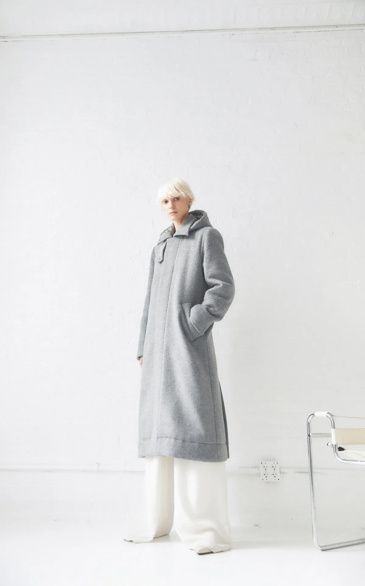 SUSTAINABLE DOWN WOOL OVER COAT