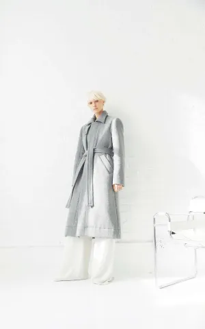 SUSTAINABLE DOWN WOOL OVER COAT