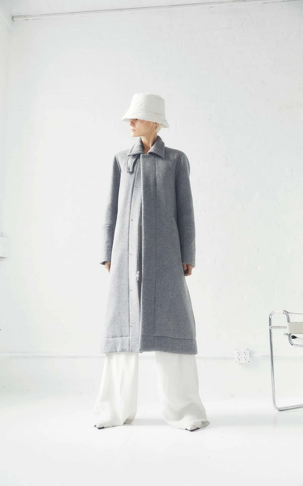 SUSTAINABLE DOWN WOOL OVER COAT