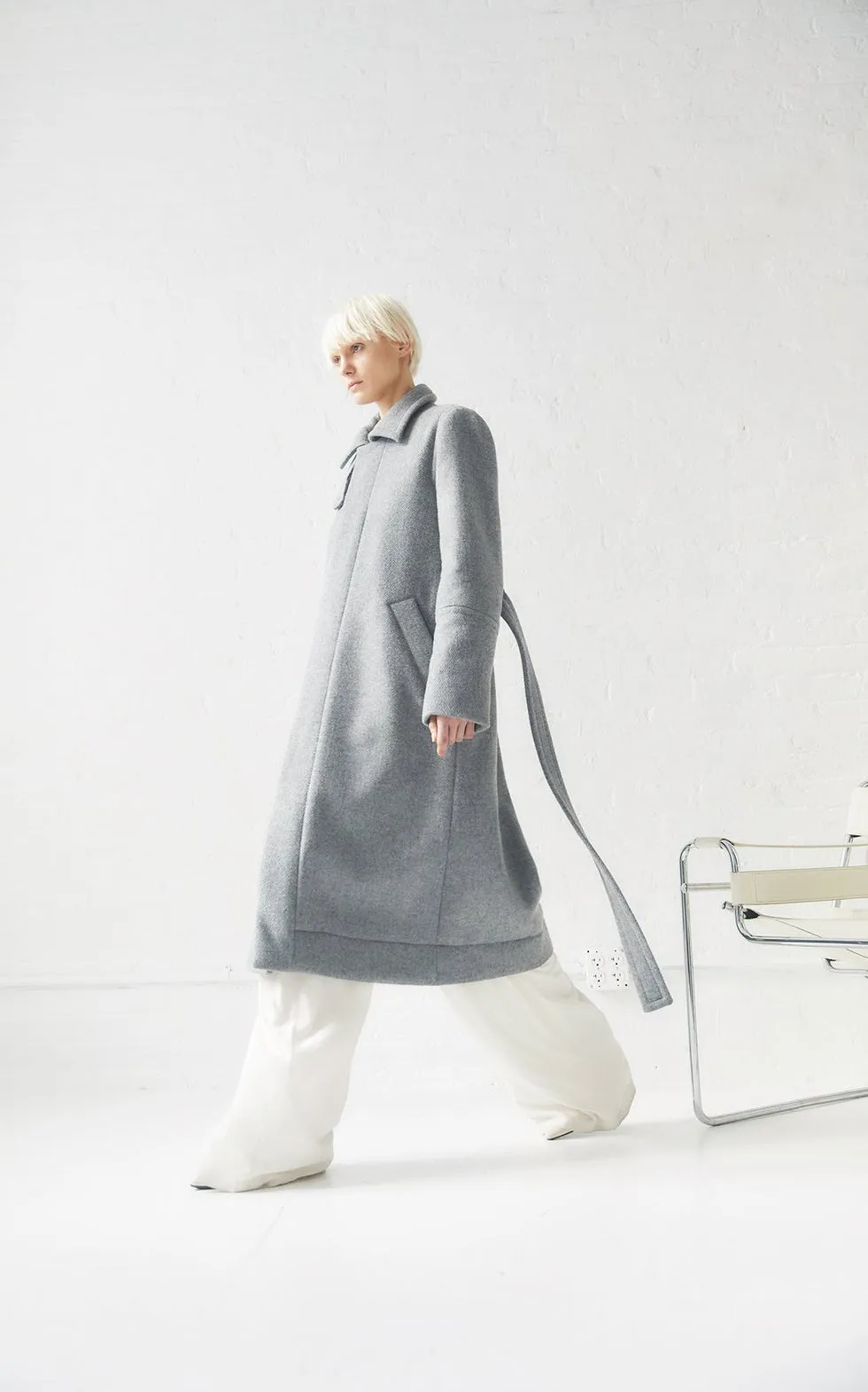 SUSTAINABLE DOWN WOOL OVER COAT