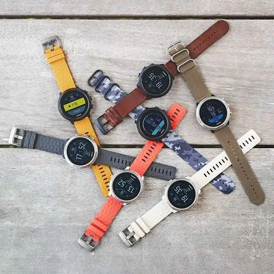 Suunto D5 Silicone Extension Strap (XL) - Amber
