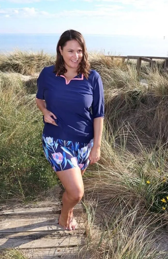 Swim Shorts protea print