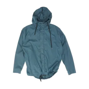 Teal Solid Rain Jacket