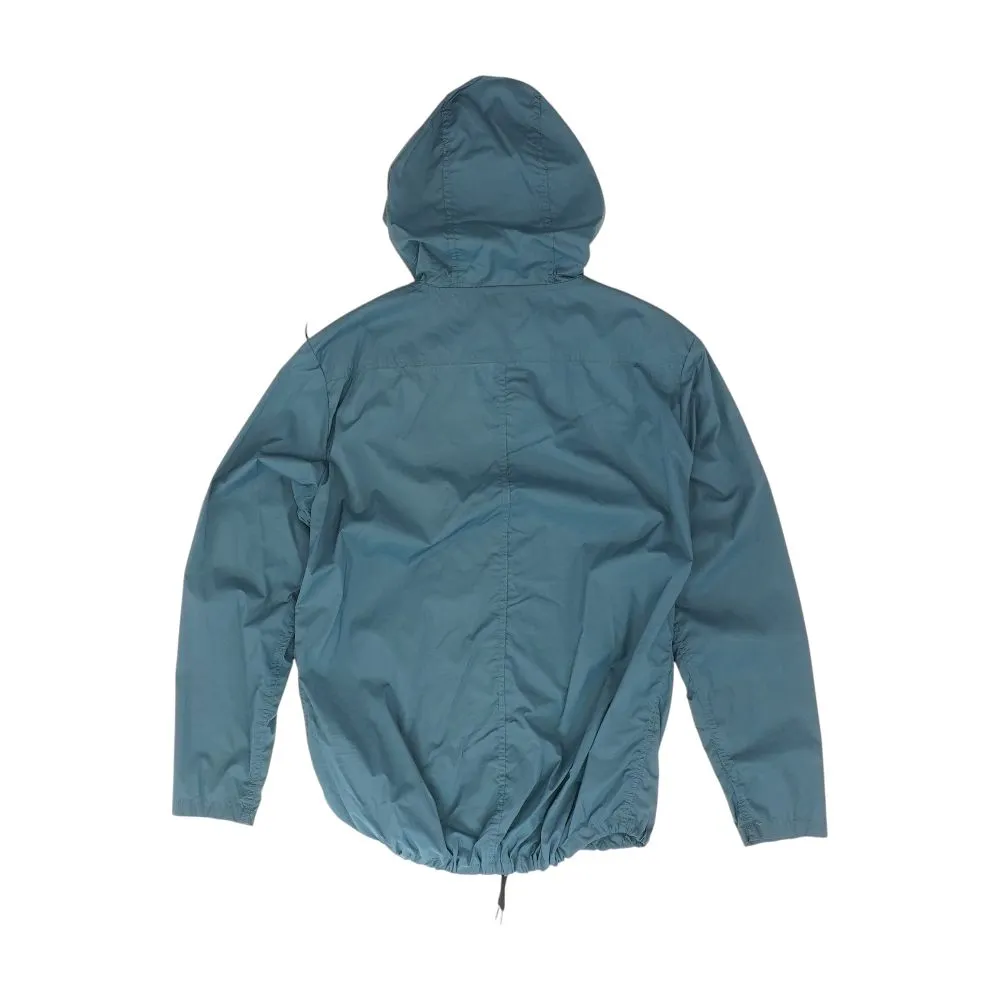 Teal Solid Rain Jacket