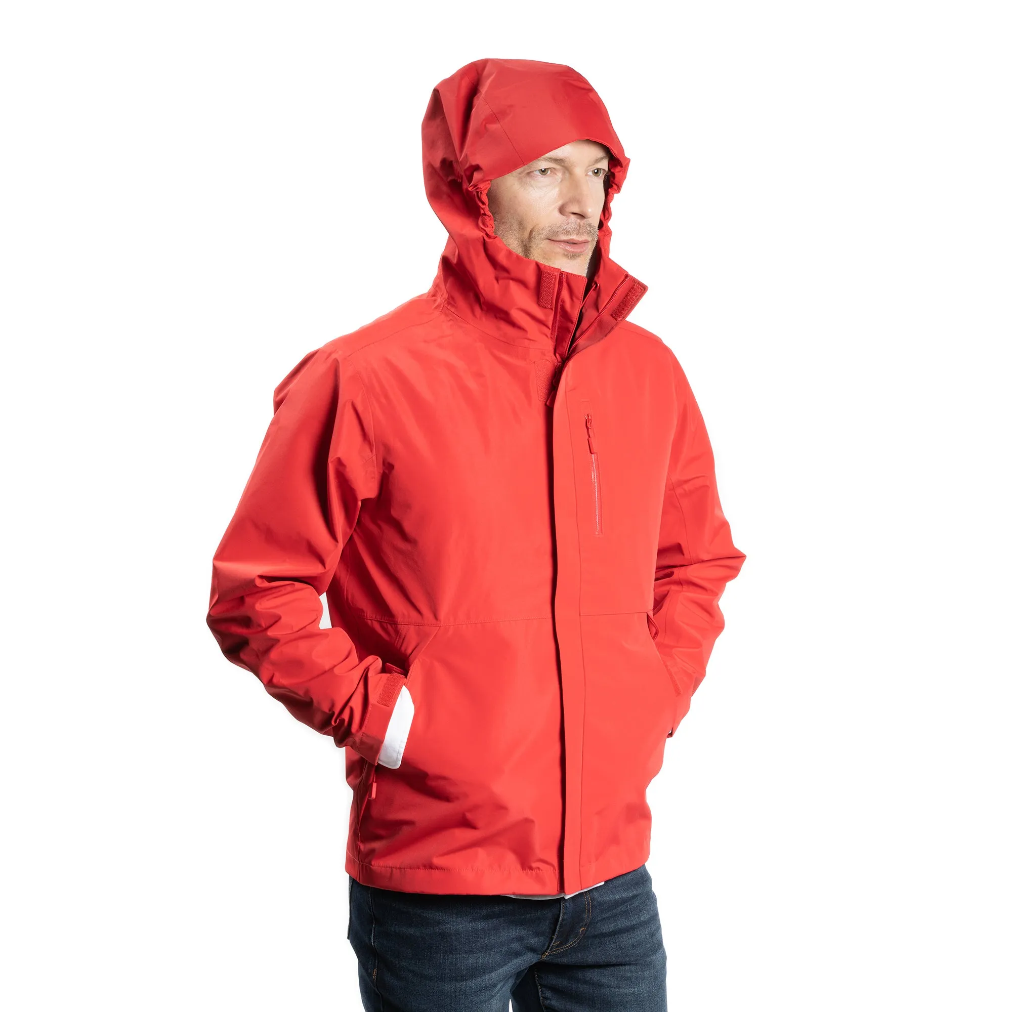 Tech Rain Jacket - Red