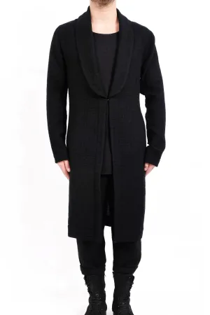 Textured Wool Robe Jacket