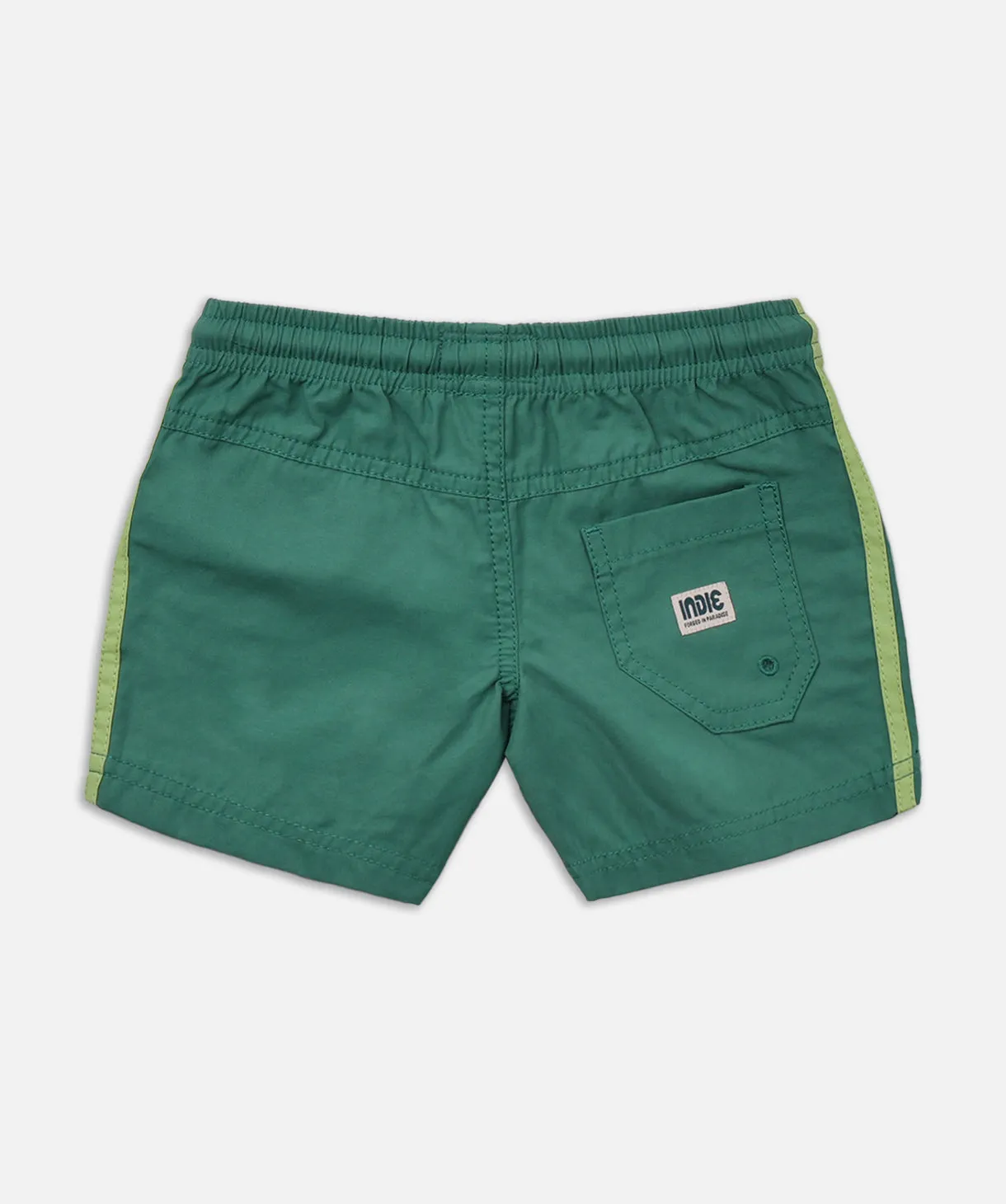 The All Day Stripe Swim Trunk - Green