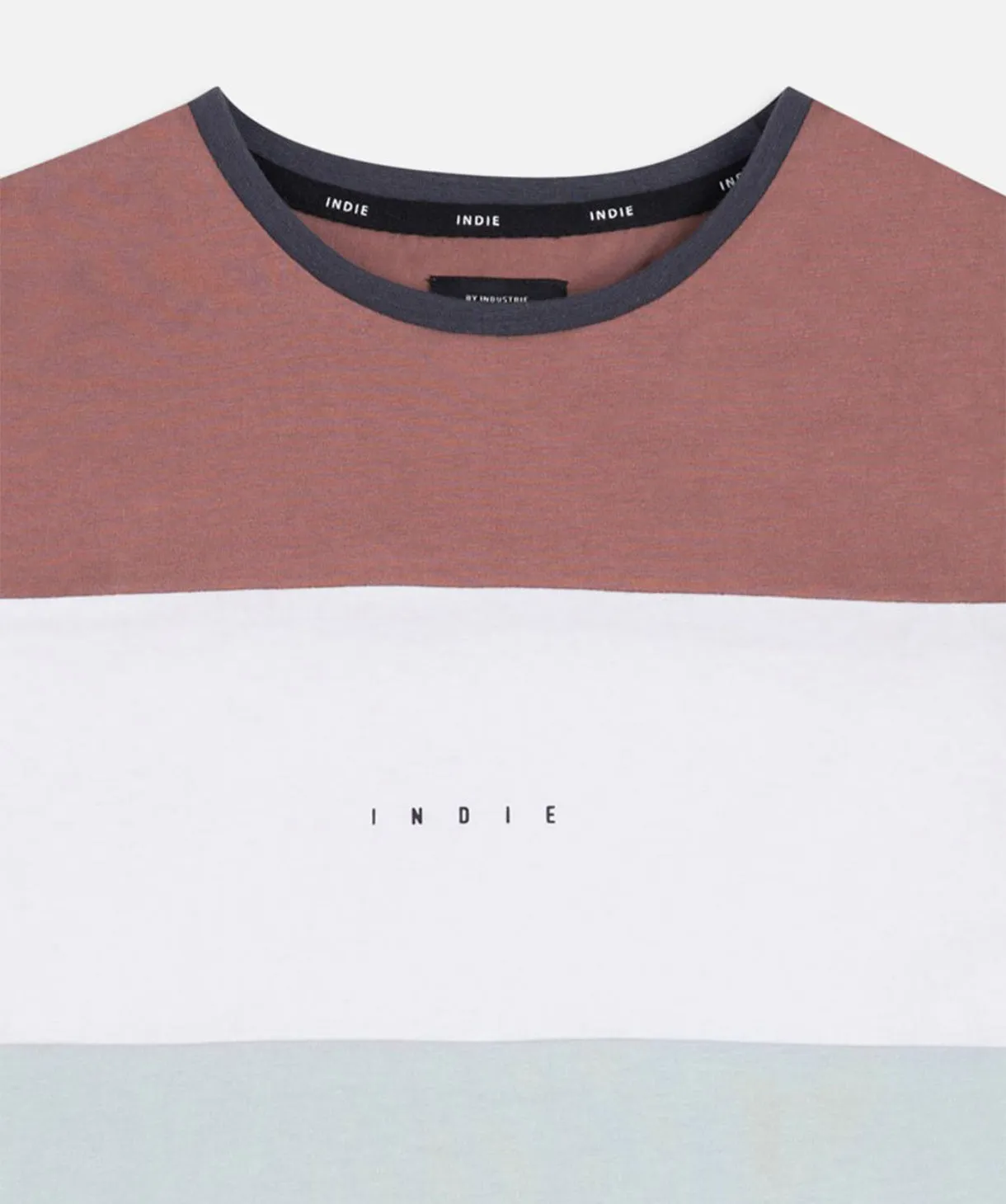 The Eden Block Tee - Burgundy