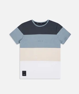 The Eden Block Tee - Navy