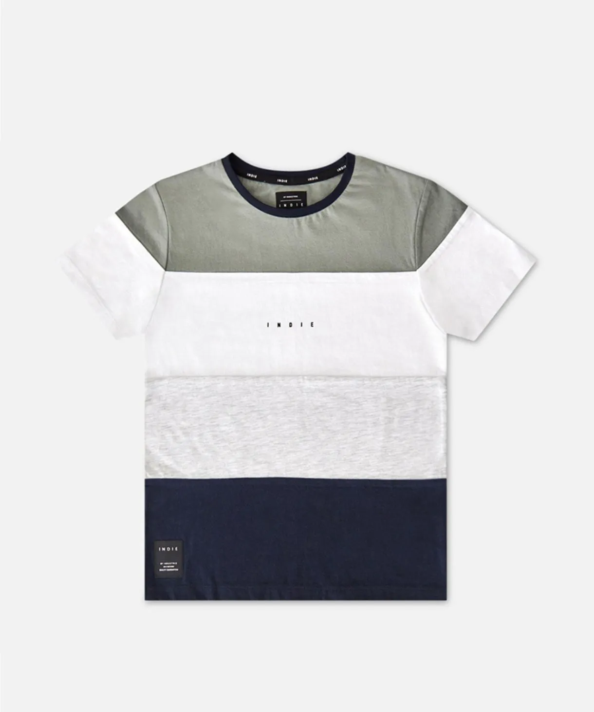 The Eden Block Tee - Sage