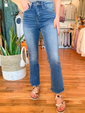 The Leona Cropped Stretch Straight Jean