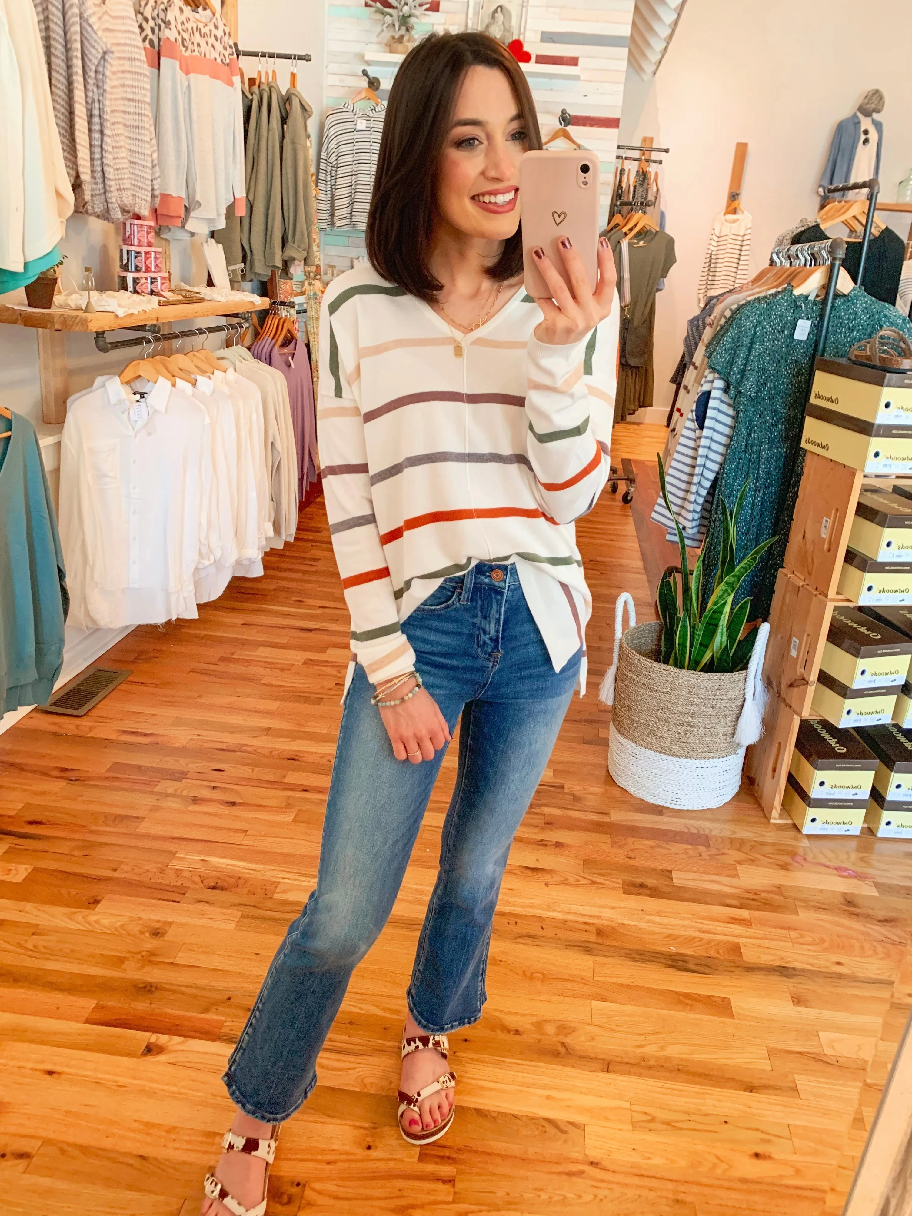 The Leona Cropped Stretch Straight Jean