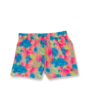The Neon Palms Swim Trunks
