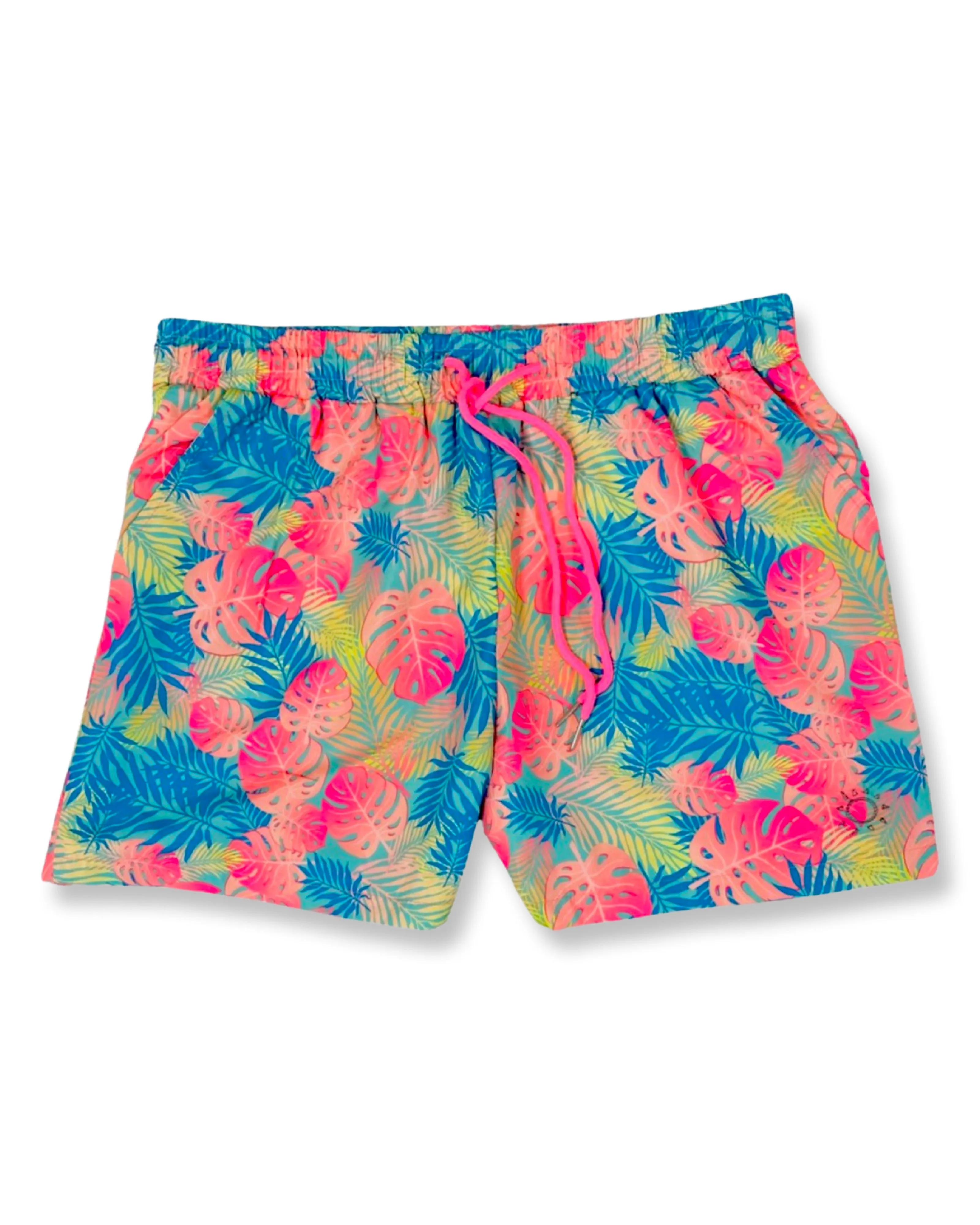 The Neon Palms Swim Trunks