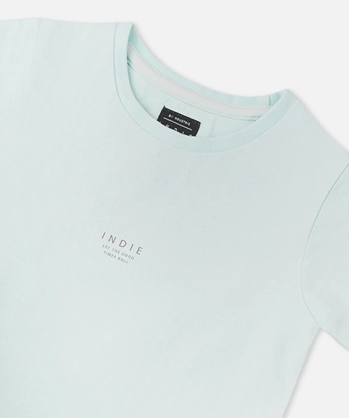 The New Marcoola Tee - Lt Cyan