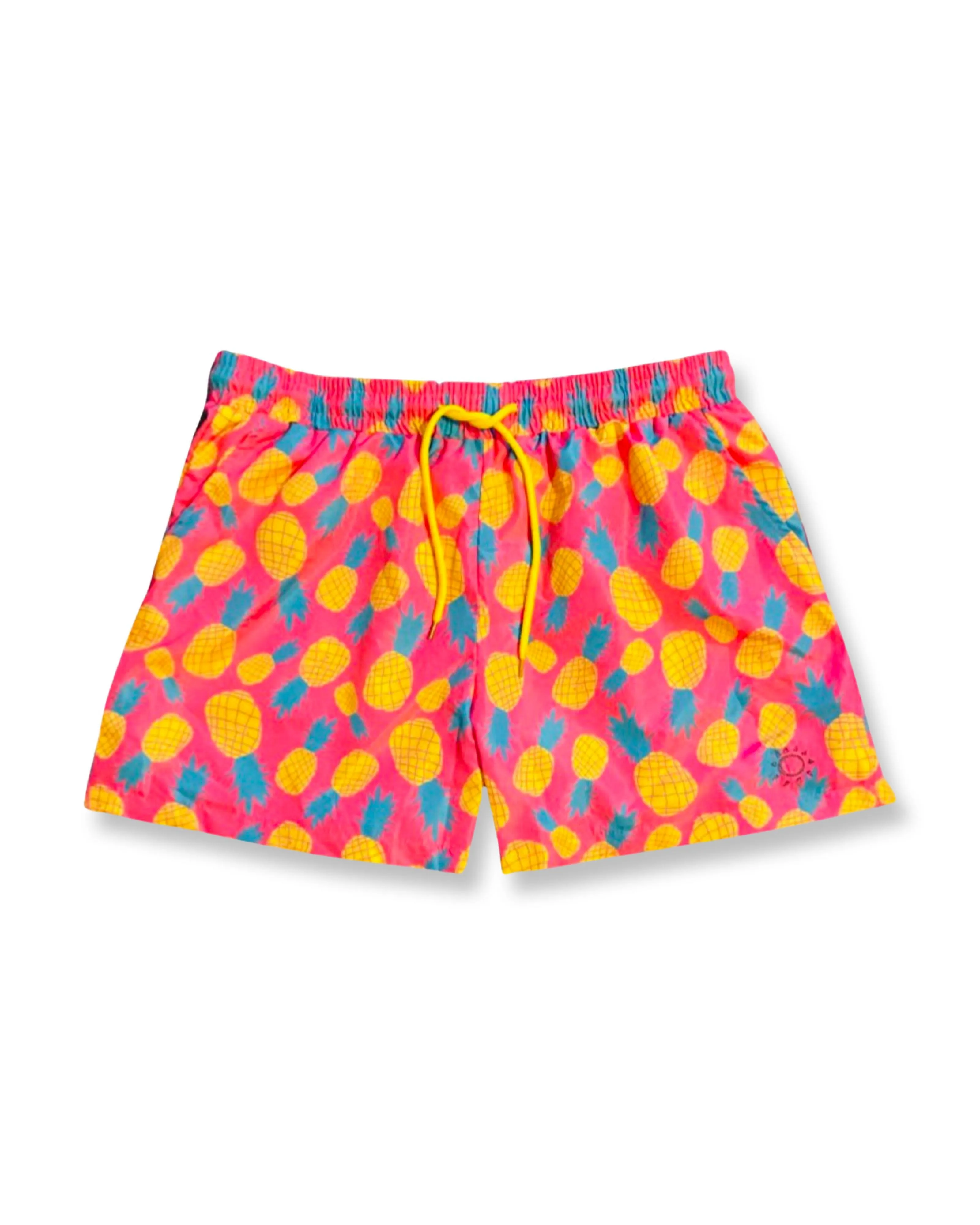 The Pineapple Vibes Swim Trunks