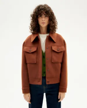 Thinking Mu -  Frankie Brown Wool Jacket
