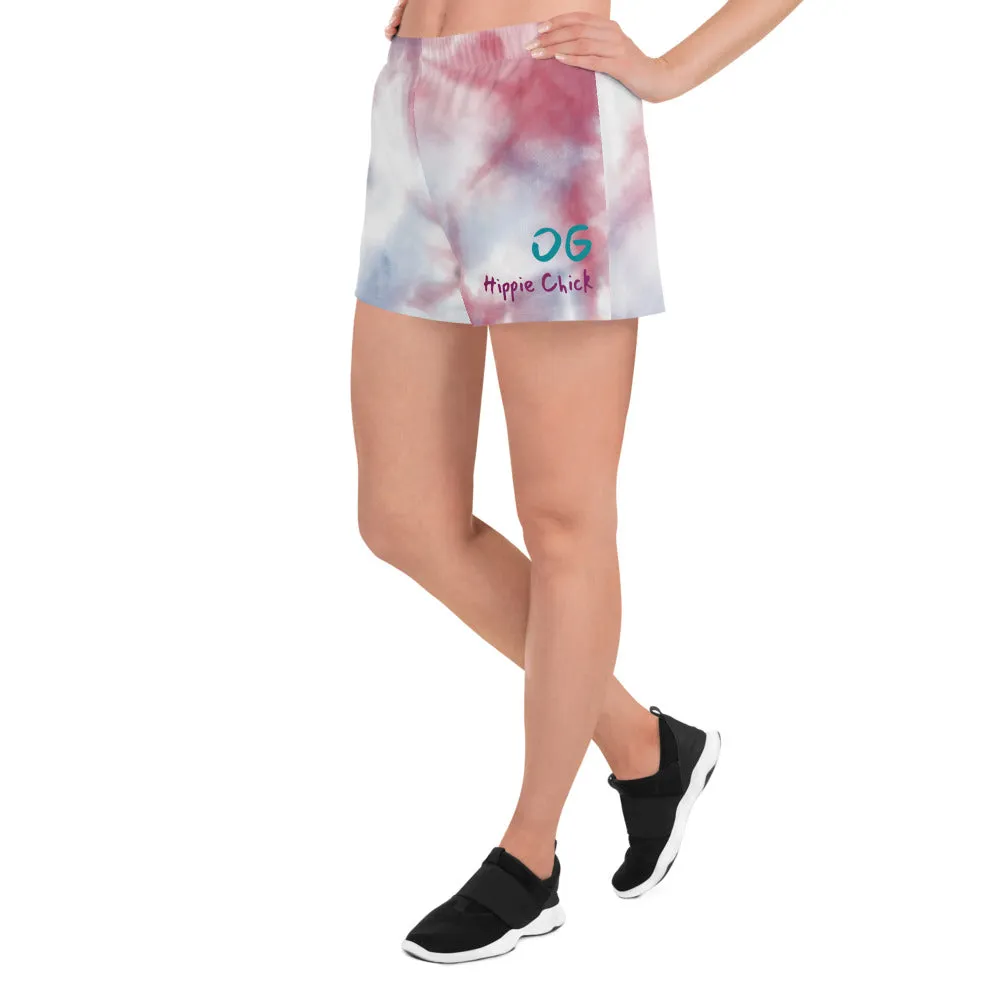 Tie Dye Women's Athletic Shorts