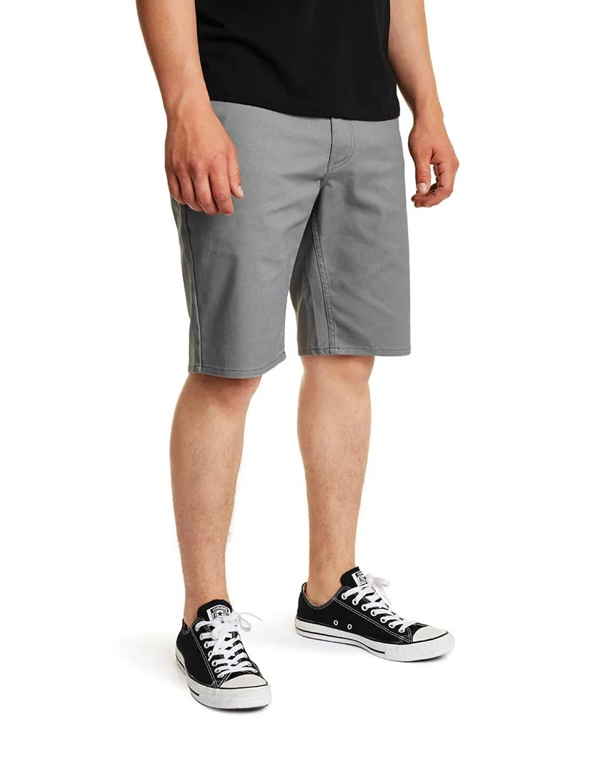 Toil II Hemmed Short Heather Grey