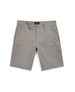 Toil II Hemmed Short Heather Grey