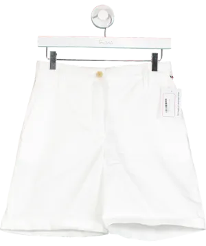 Tommy Hilfiger White Mom Fit Chino Shorts UK 6