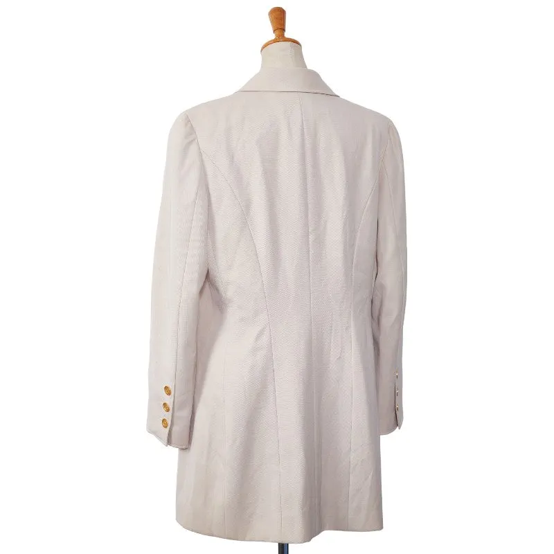 Top Quality Chanel Wool Long Double Tailored Jacket