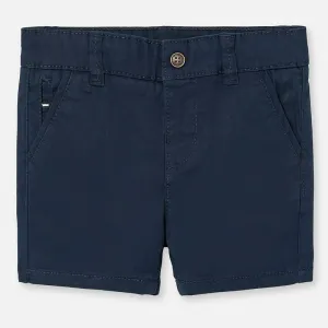 Twill Navy Chino Shorts