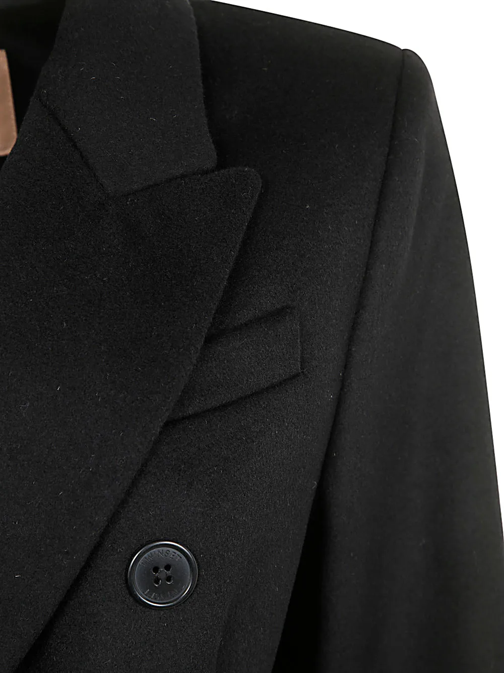 TWIN-SET Chic Wool Blend Jacket - Women's Outerwear