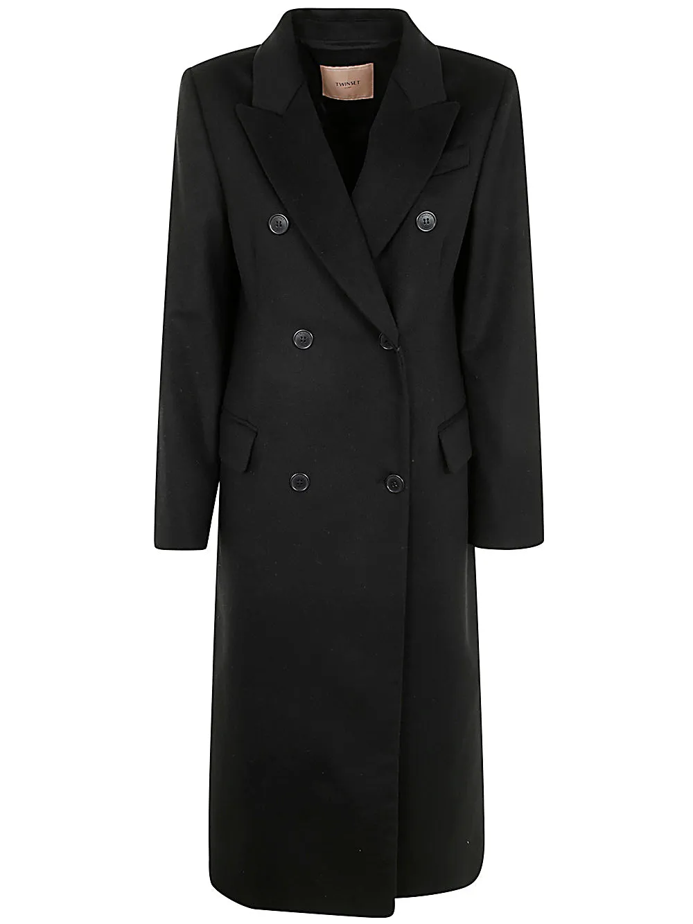 TWIN-SET Chic Wool Blend Jacket - Women's Outerwear