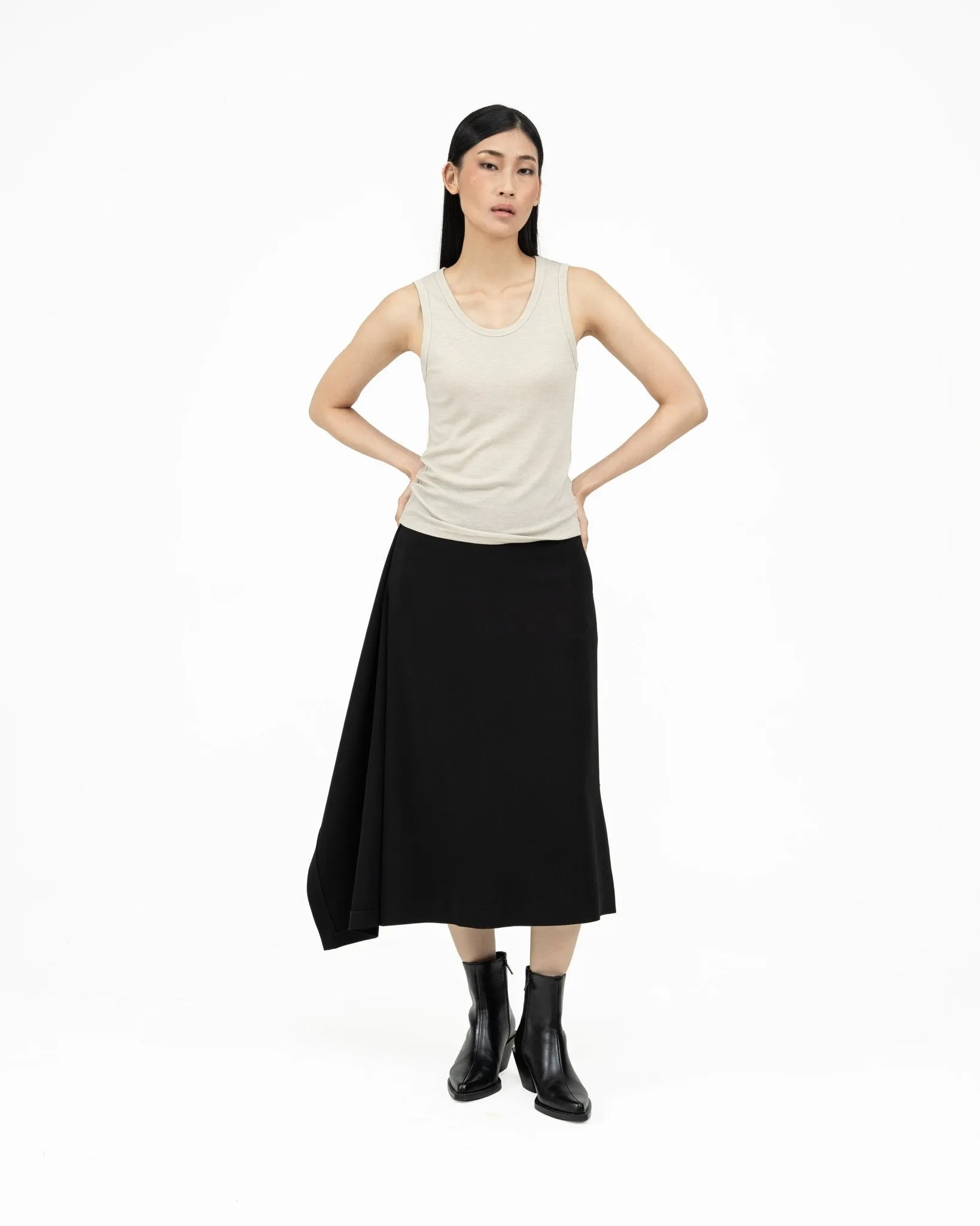 Ultra-Soft Wool Tank - Ivory