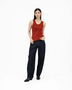 Ultra-Soft Wool Tank - Scarlet