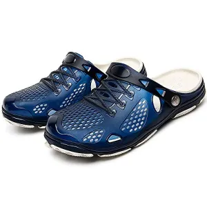Unisex Non Slip Breathable Sport Slides（Blue）