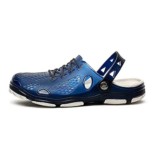 Unisex Non Slip Breathable Sport Slides（Blue）