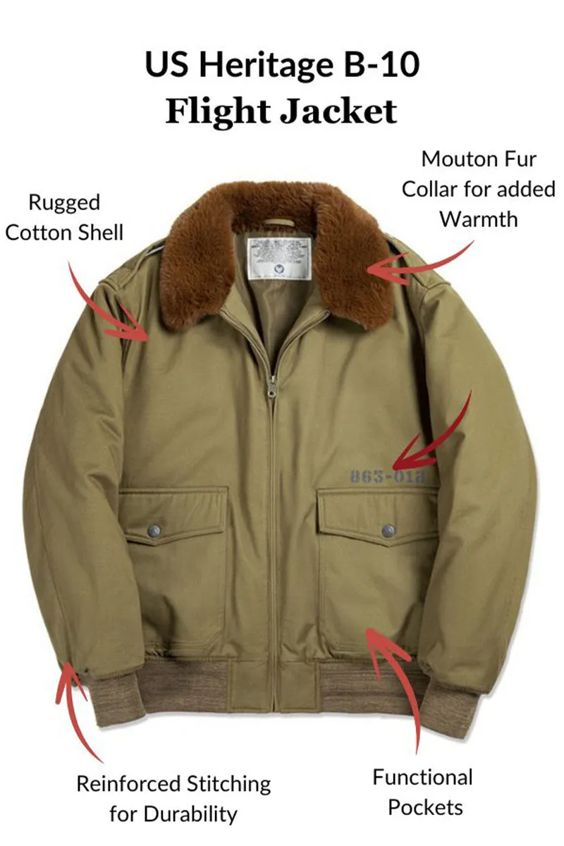 US Heritage B-10 Flight Jacket