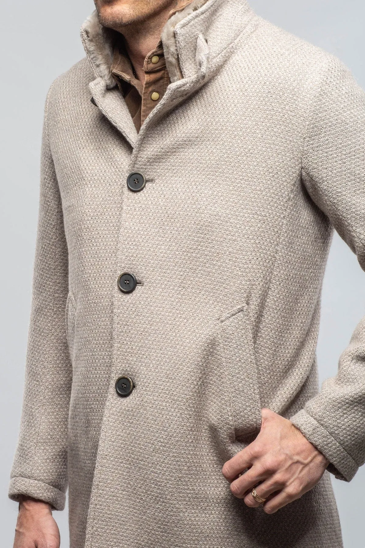 Vancouver Knit Coat In Stone
