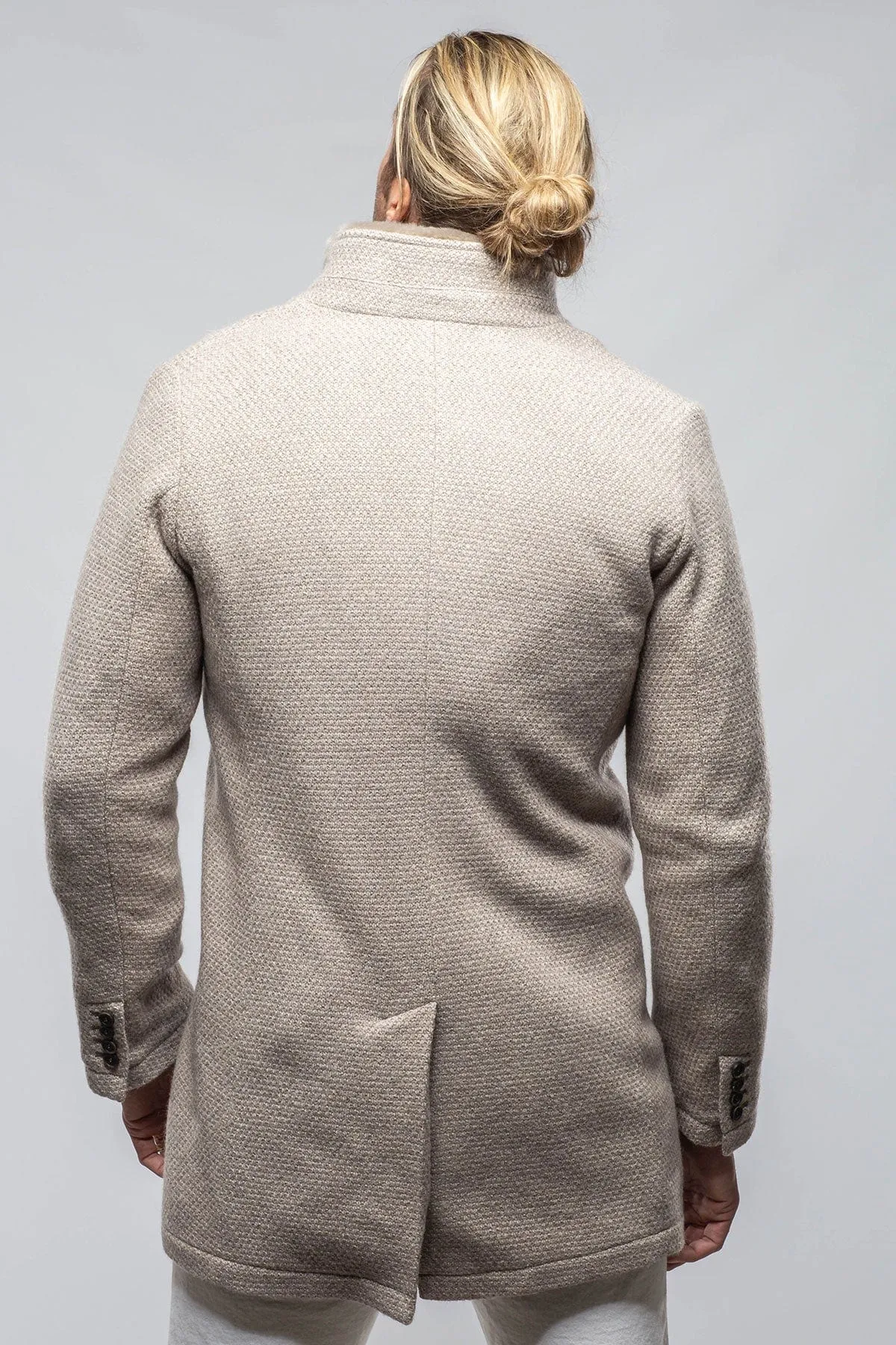 Vancouver Knit Coat In Stone