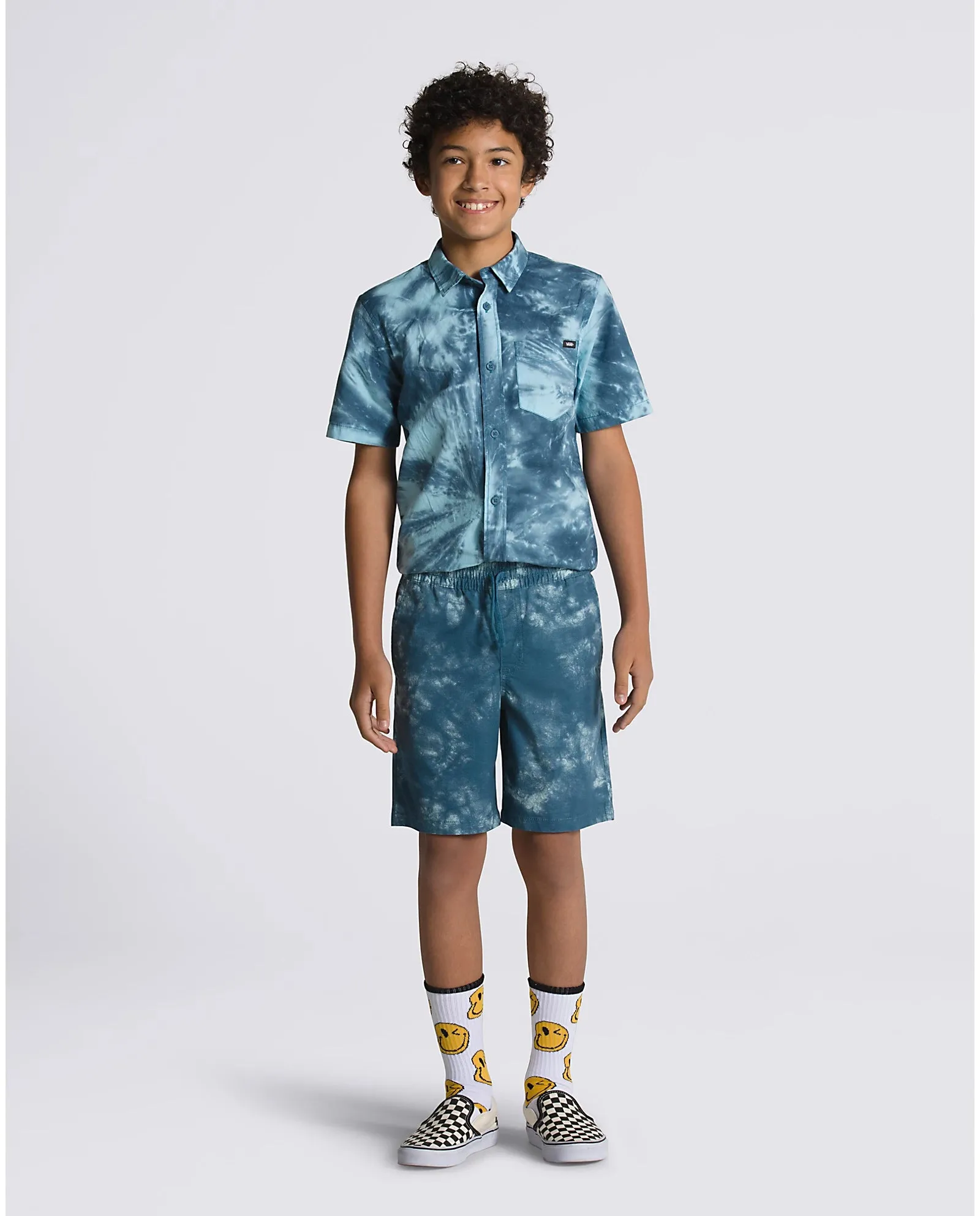 Vans Boys Range Elastic Tie Dye shorts