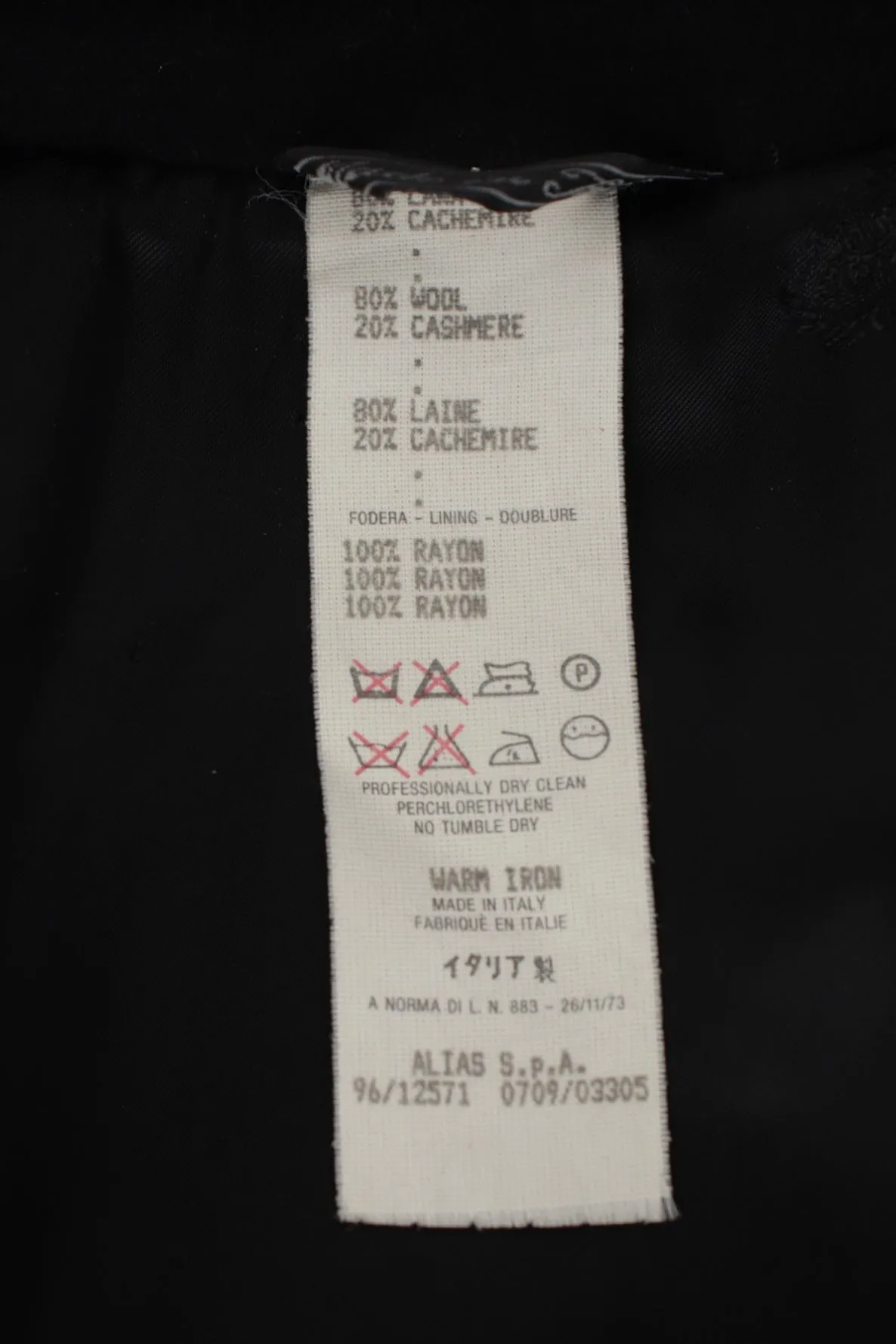 Versace Wool & Cashmere Blend Coat*