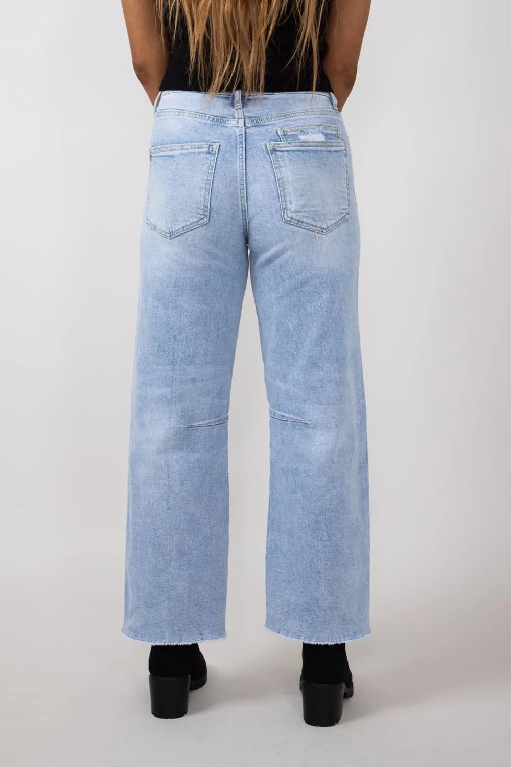 Vervet High Rise Baggy Barrel Jeans for Women | V3575