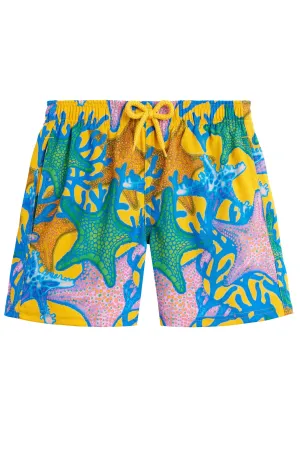 VILEBREQUIN Boys Stretch Swim Shorts Glowed Stars