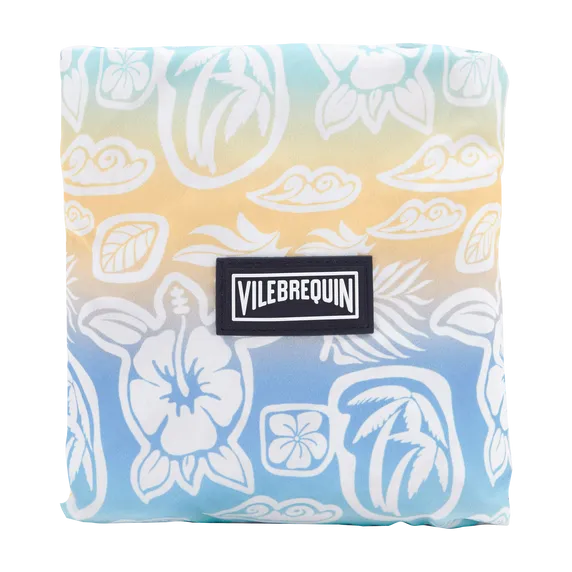 VILEBREQUIN Boys Swim Shorts Ultra-Light and Packable Tahiti Turtles