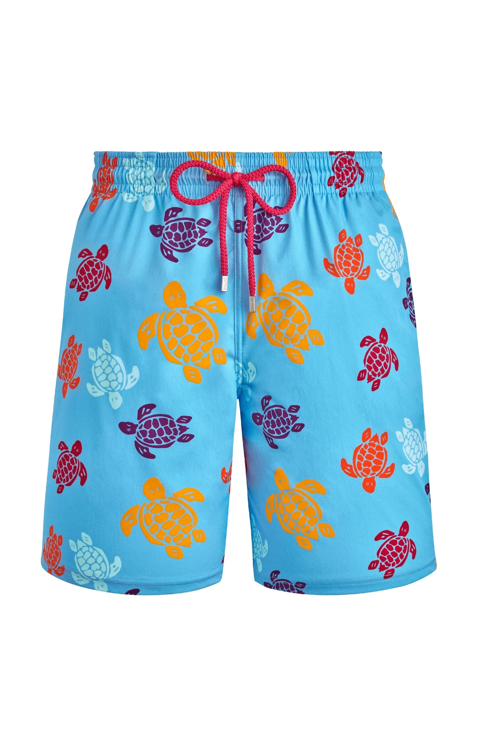 VILEBREQUIN Men Long Stretch Swim Shorts Tortues Multicolor