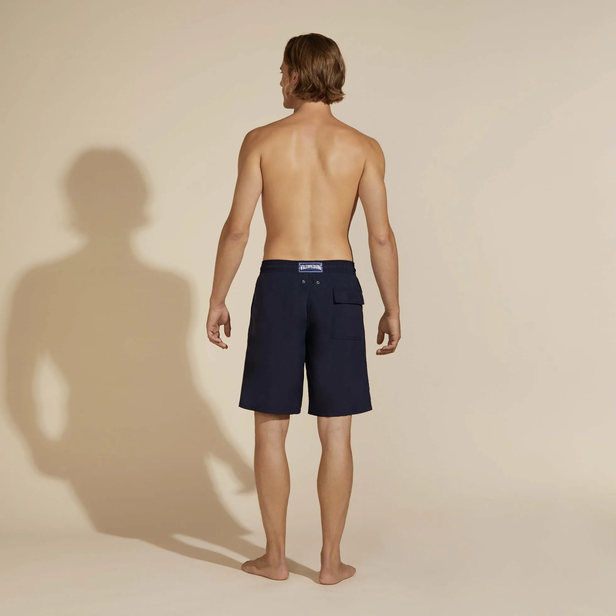 VILEBREQUIN Men Long Swim Shorts Solid