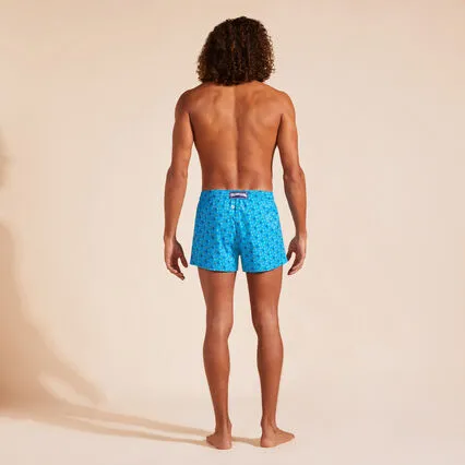 VILEBREQUIN Men Short Swim Shorts Micro Ronde des Tortues Rainbow