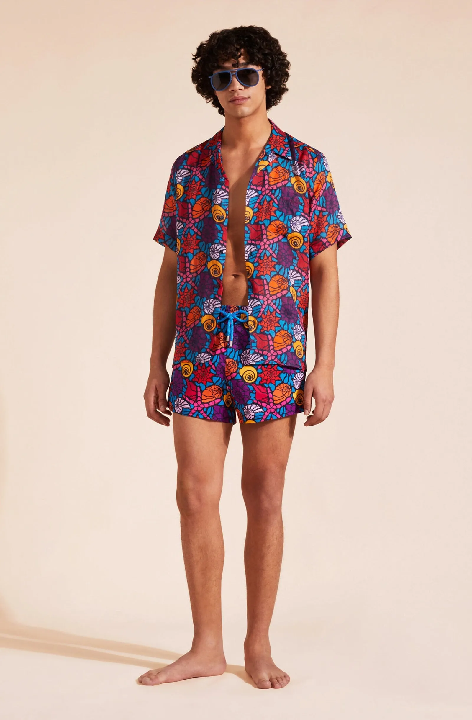 VILEBREQUIN Men Short Swim Shorts Noumea Sea Shells