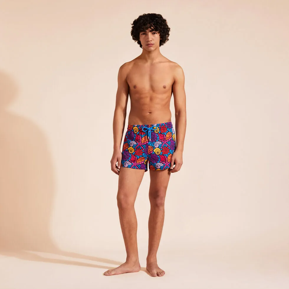 VILEBREQUIN Men Short Swim Shorts Noumea Sea Shells