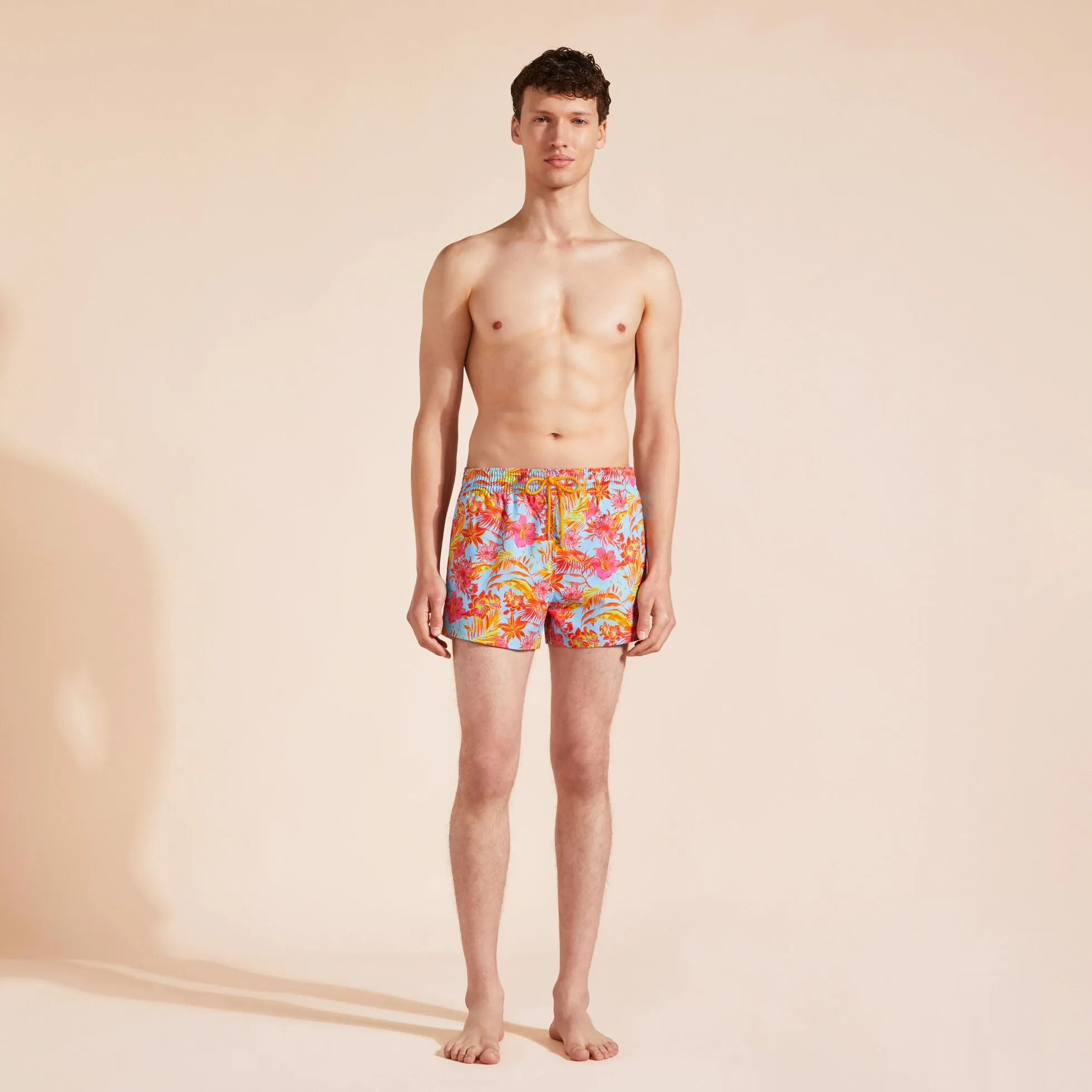 VILEBREQUIN Men Shorts Swim Shorts Tahiti Flowers