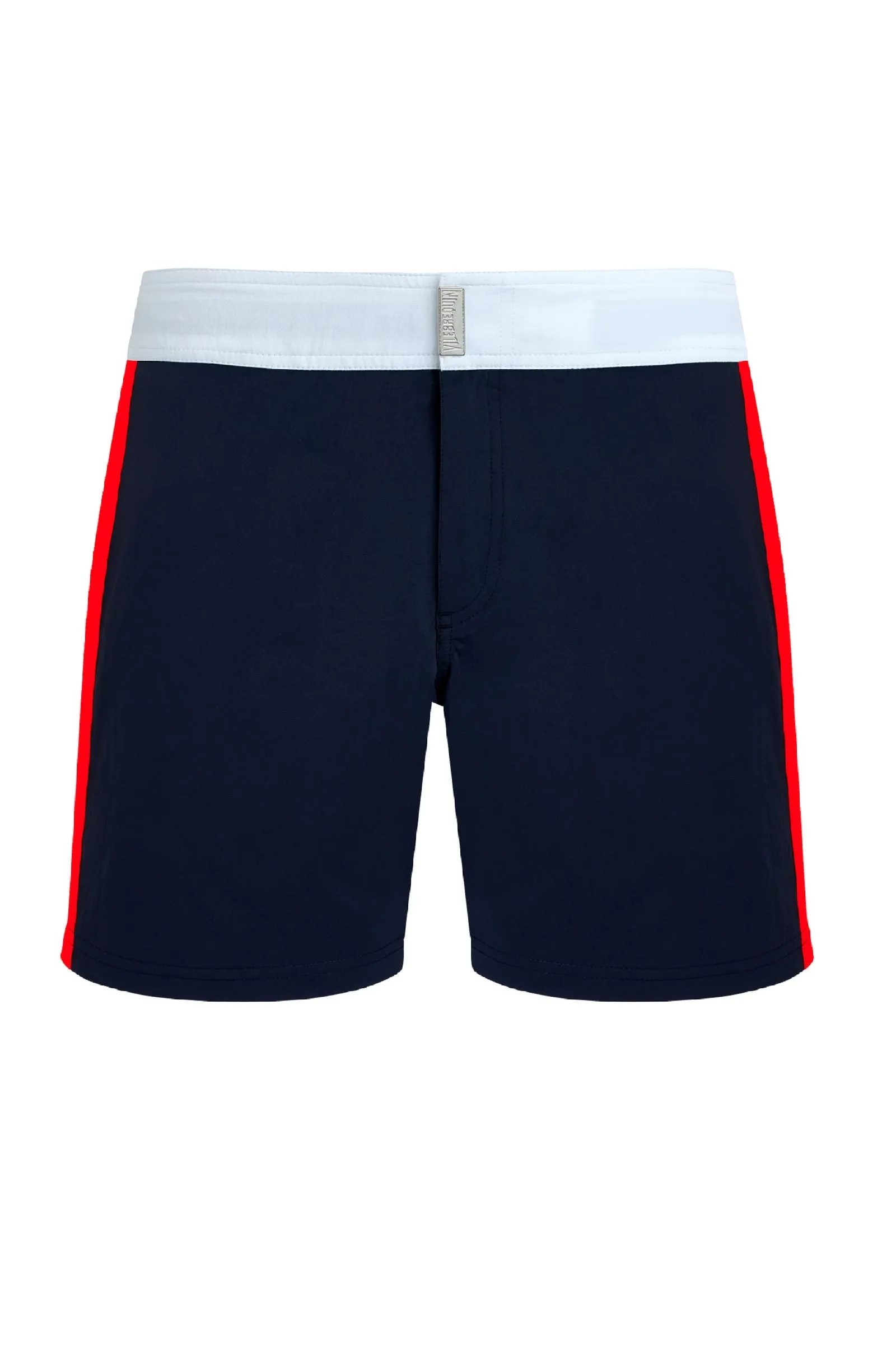 VILEBREQUIN Men Stretch Swim Shorts Flat Belt Color Block