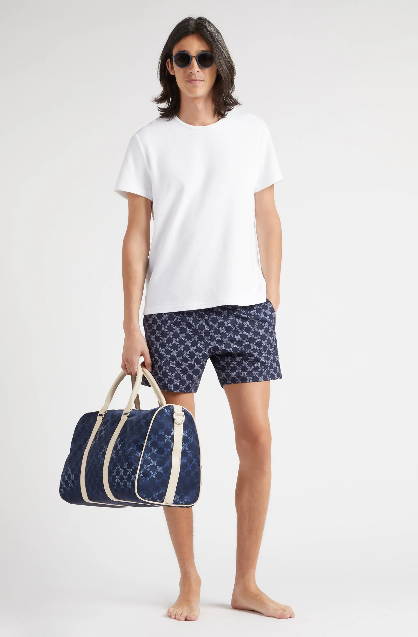 VILEBREQUIN Men Stretch Swim Shorts VBQ Monogram