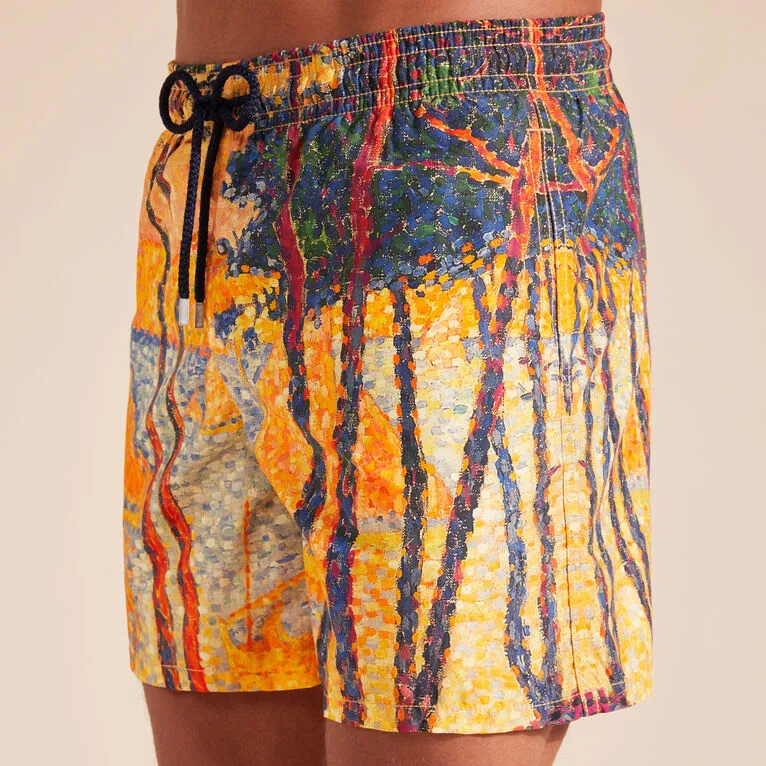 VILEBREQUIN Men Swim Shorts 360 Voile et Pins - Vilebrequin Paul Signac